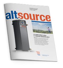 Dépliant de la chaudière électrique AltSource pour application résidentielle par Thermo 2000