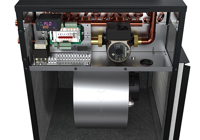 Vu de l'intérieur du ventilo-convecteur hydronique VenTum par Thermo 2000